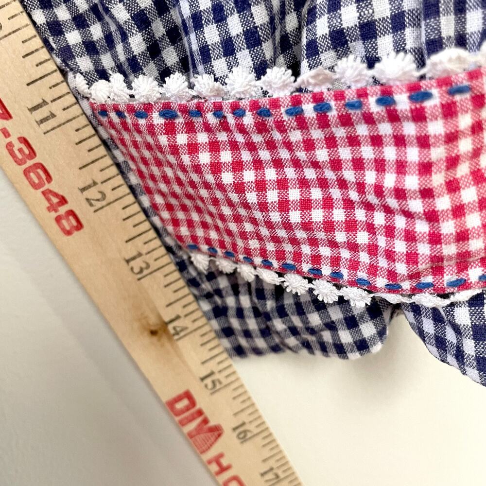 Vintage Handmade Patchwork Quilt Jacket Sz XL Cottagecore Americana Prairie Folk - Picture 13 of 13
